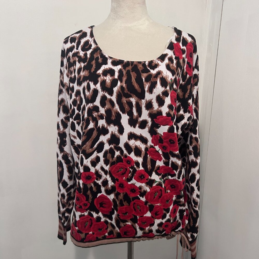 Venus Animal Print Sweater - Picture 3 of 4